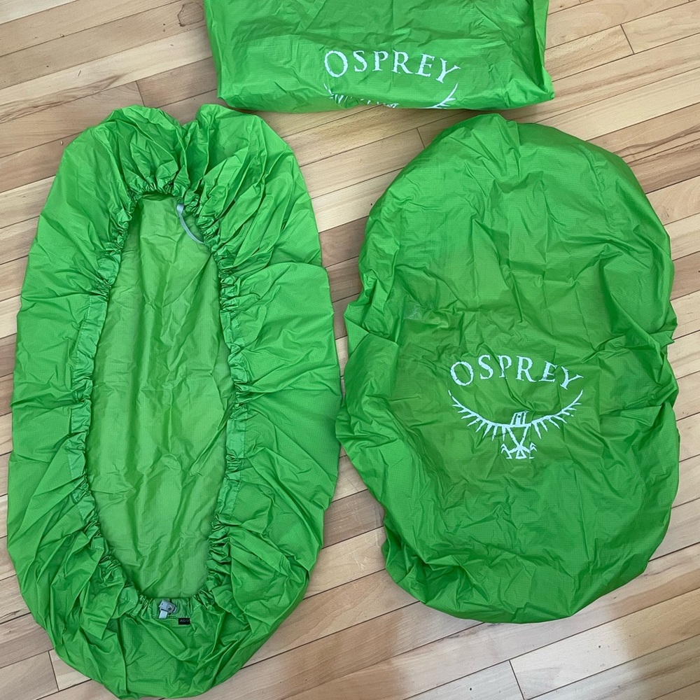 Osprey Green Rain Cover